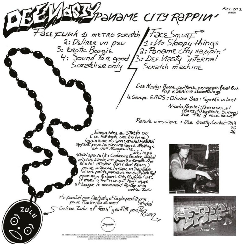Dee Nasty Dee Nasty - Paname City Rappin -  - Vertigo
